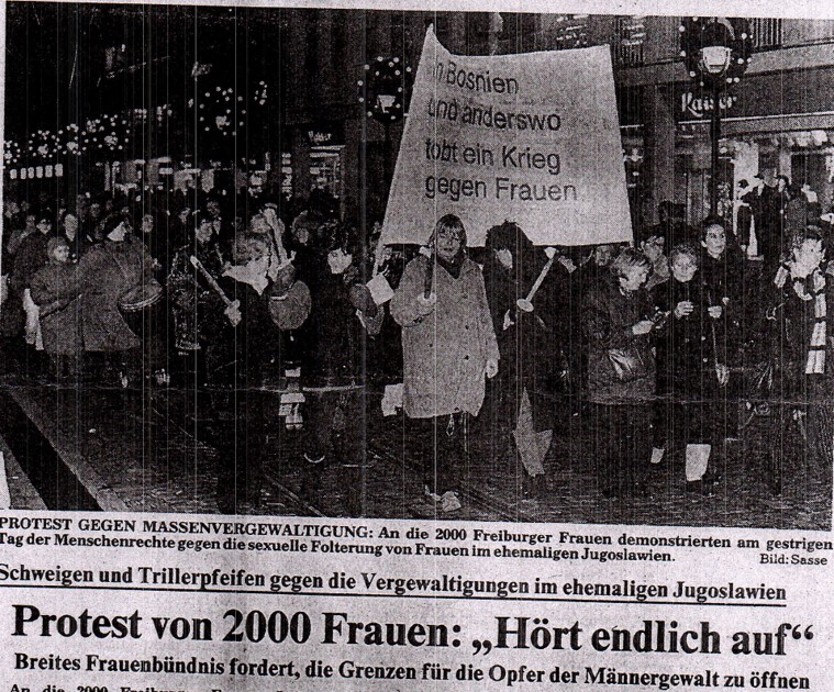 Abgebildet ist ein Foto eines Zeitungsartikels vom 11.12.1992 mit dem Titel