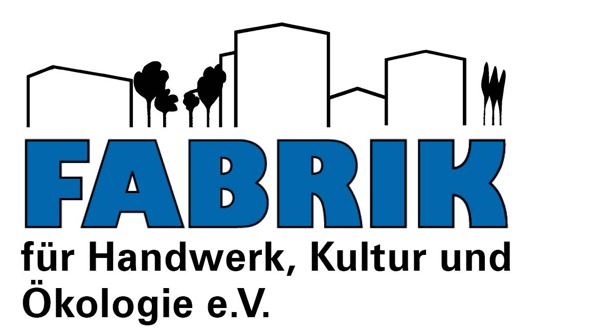 Das Logo der Fabrik für Handwerk, Kultur und Ökologie e.V. Freiburg zeigt den Schriftzug 