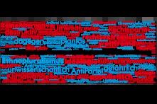 Wörterwolke Rechtspopulismus