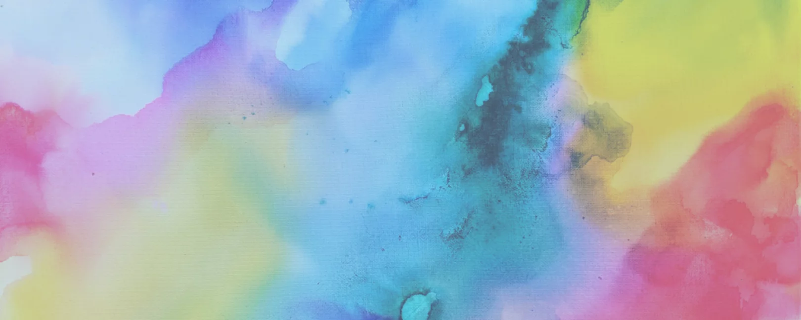 Verschiedene Farben, die ineinander fließen