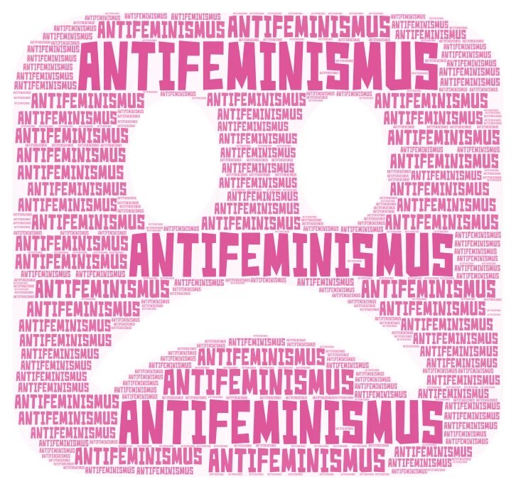 Antifeminismus Antifeminismus mit einen traurigen Smiley