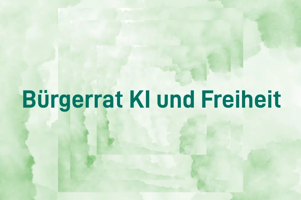 Bürgerrat KI und Freiheit, dekorativer Hintergrund