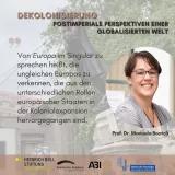 Prof. Dr. Manuela Botaca - Zitat Dekolonisierung